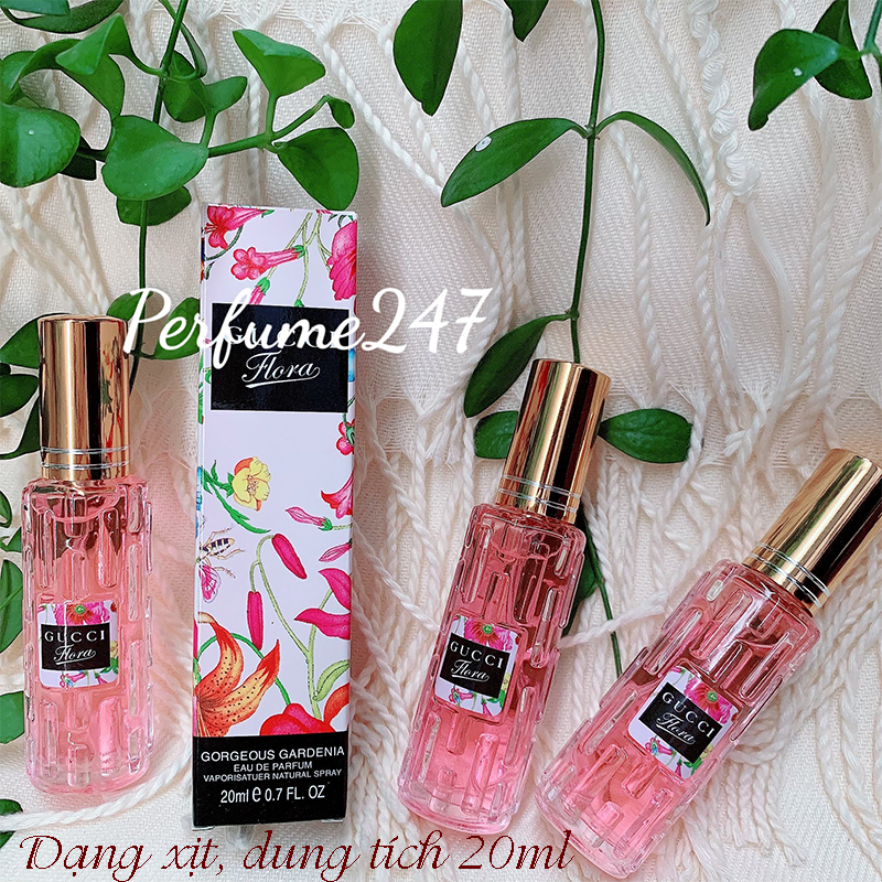 Combo 3 chai nươc hoa nữ mini 20ml thơm lâu-mùi flora