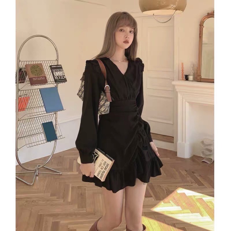 Đầm ôm body tay dài xinh sắn