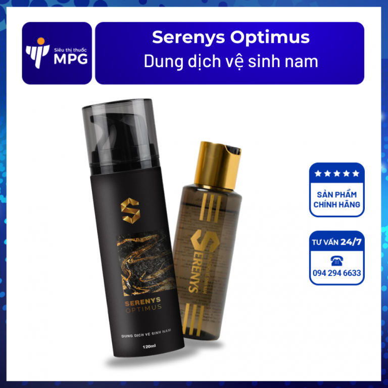 Serenys optimus – Dung dịch vệ sinh nam giới kháng khuẩn, khử mùi vùng kín