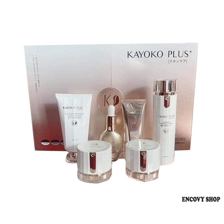 Bộ mĩ phẩm kayoko plus 6in1 mẫu mới nội địa nhật bản