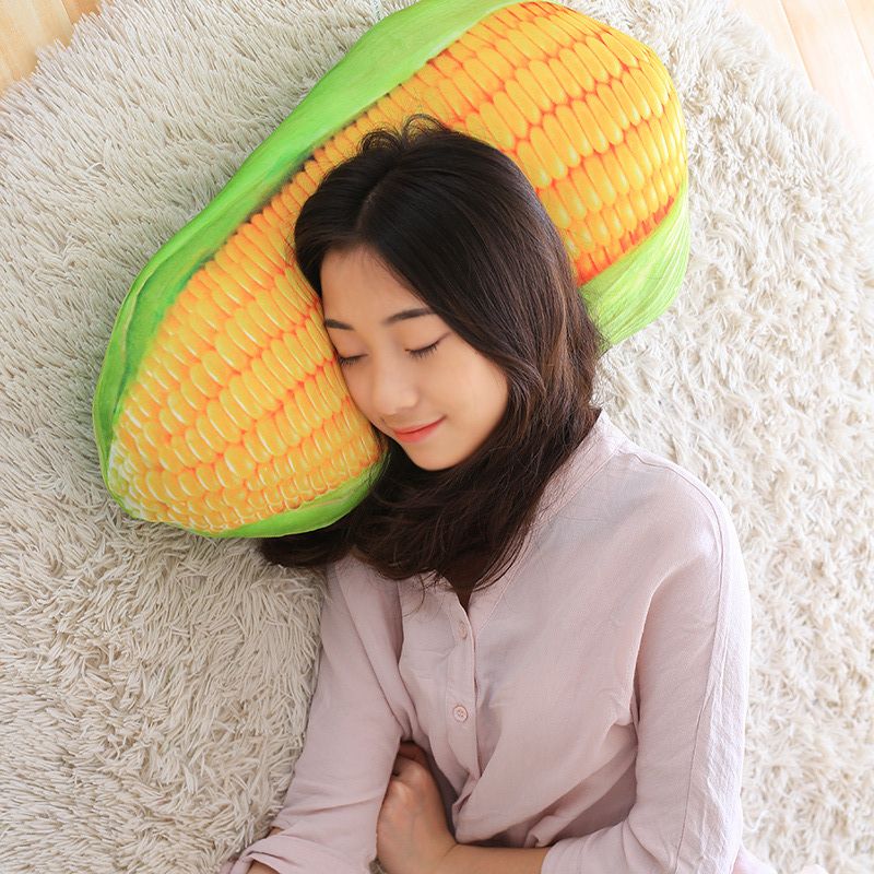 GỐI NẰM NGỦ HÌNH TRÁI BẮP GẤU BÔNG QUẢ NGÔ TRÁI BẮP SIZE LỚN CAO CẤP CHO BÉ ẢNH THẬT TỰ CHỤP