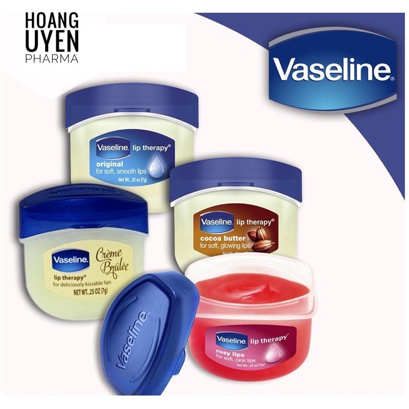 Sáp dưỡng môi Vaseline lip therapy 7g - Creme brulee