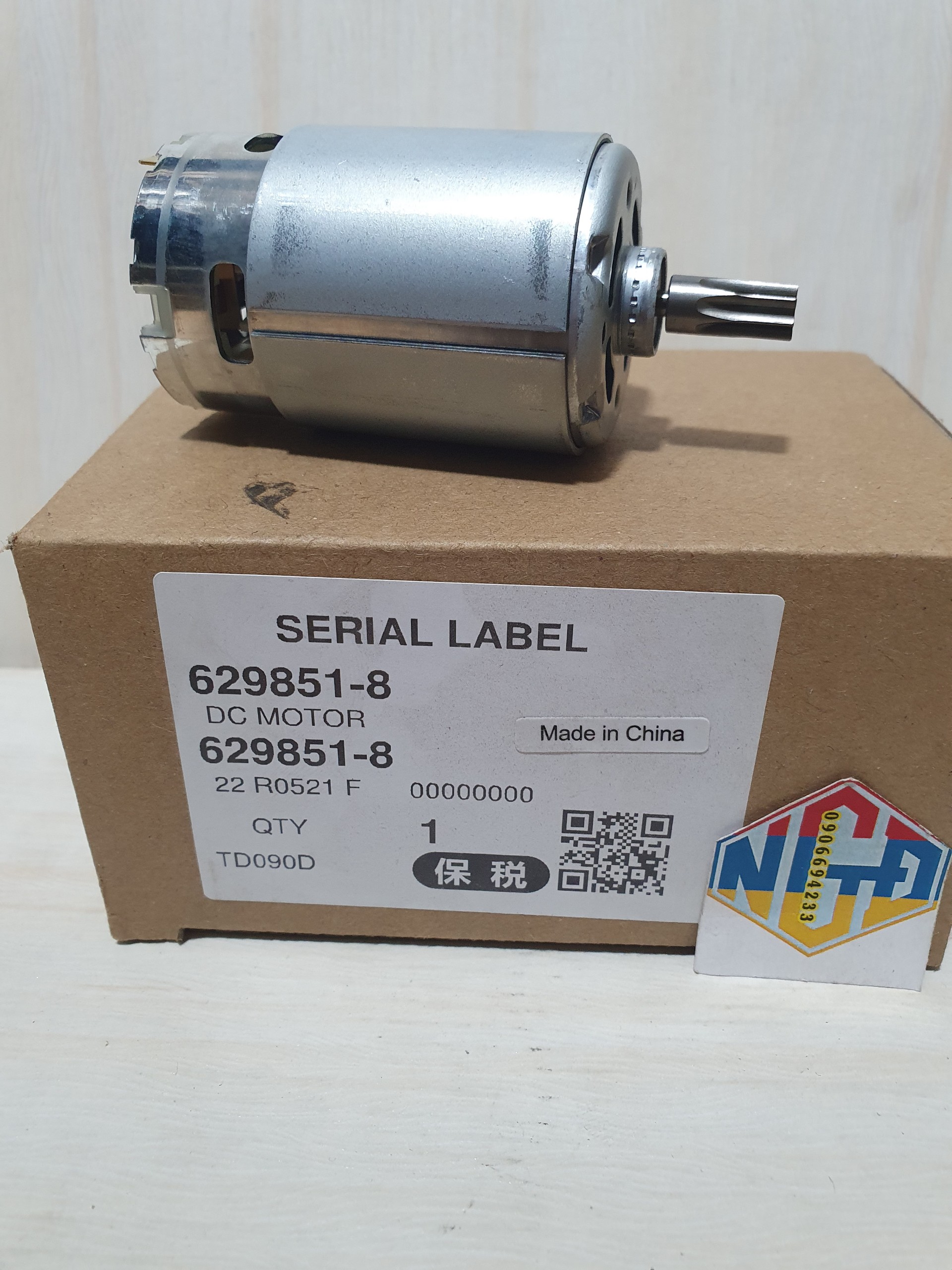 Dc motor máy td090 makita 629851-8