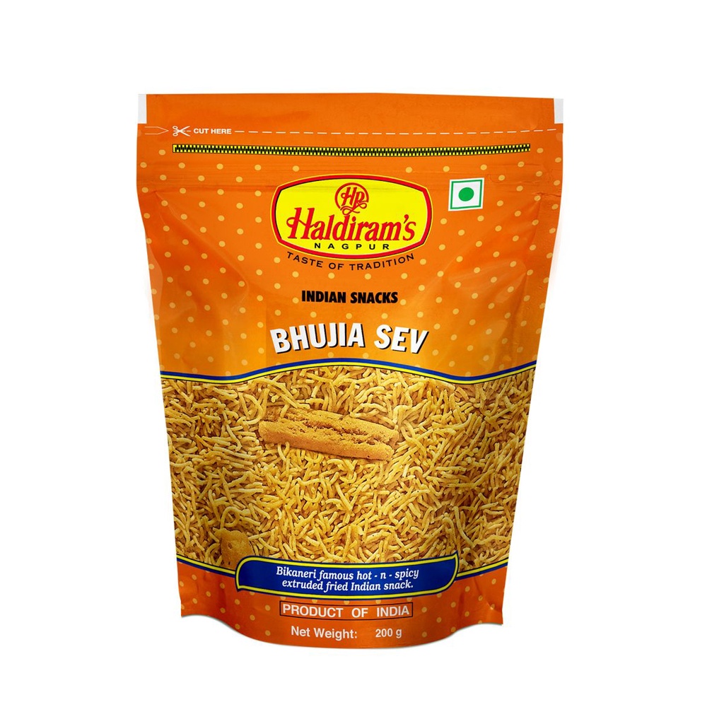 Snack haldirams bhujia sev gói 150gr