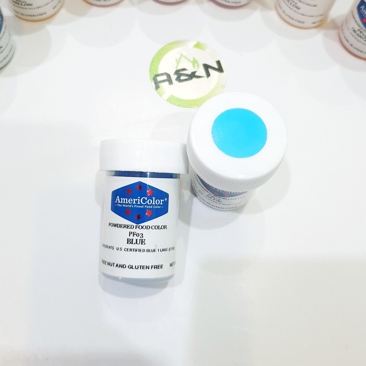 Màu bột thực phẩm Americolor Blue - 3gram
