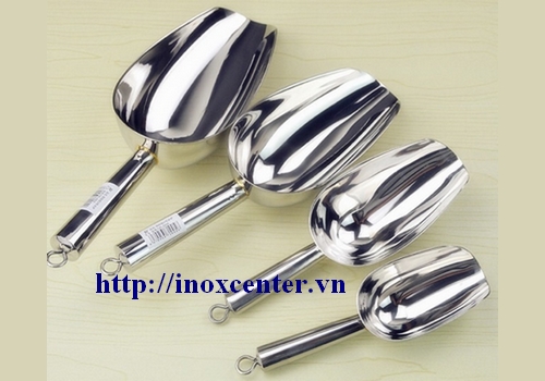 Cây xúc đá, xẻng xúc đá inox cao cấp size nhỏ