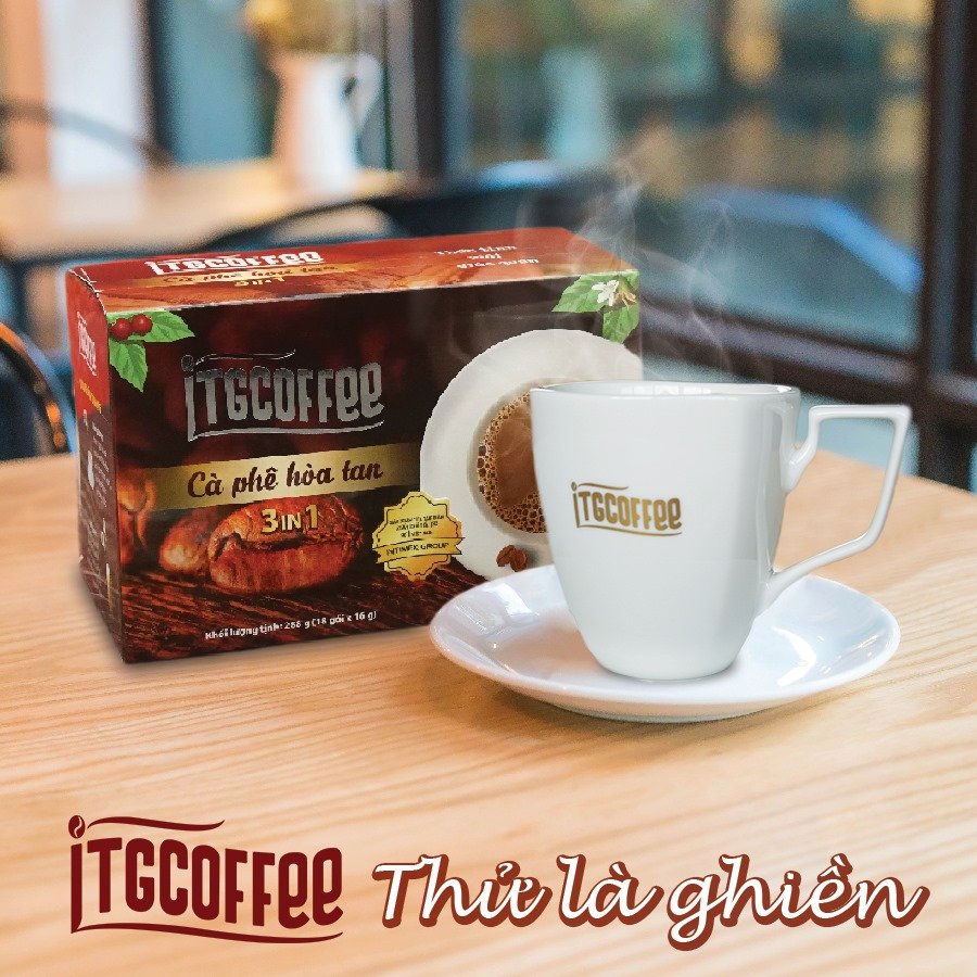 [HCM]Cà phê hòa tan ITGCOFFEE 3in1 ITG COFFEE INSTANT COFFEE.