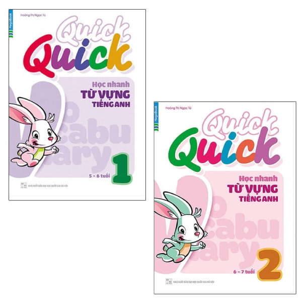 Fahasa - combo sách hay quick quick học nhanh từ vựng tiếng anh: 1 và 2