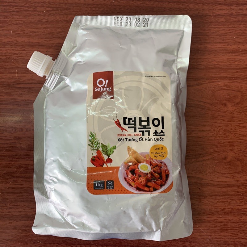 1kg sốt tokpokki hàn quốc loại 2 giá tốt