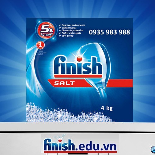 Muối rửa chén Finish 4kg -