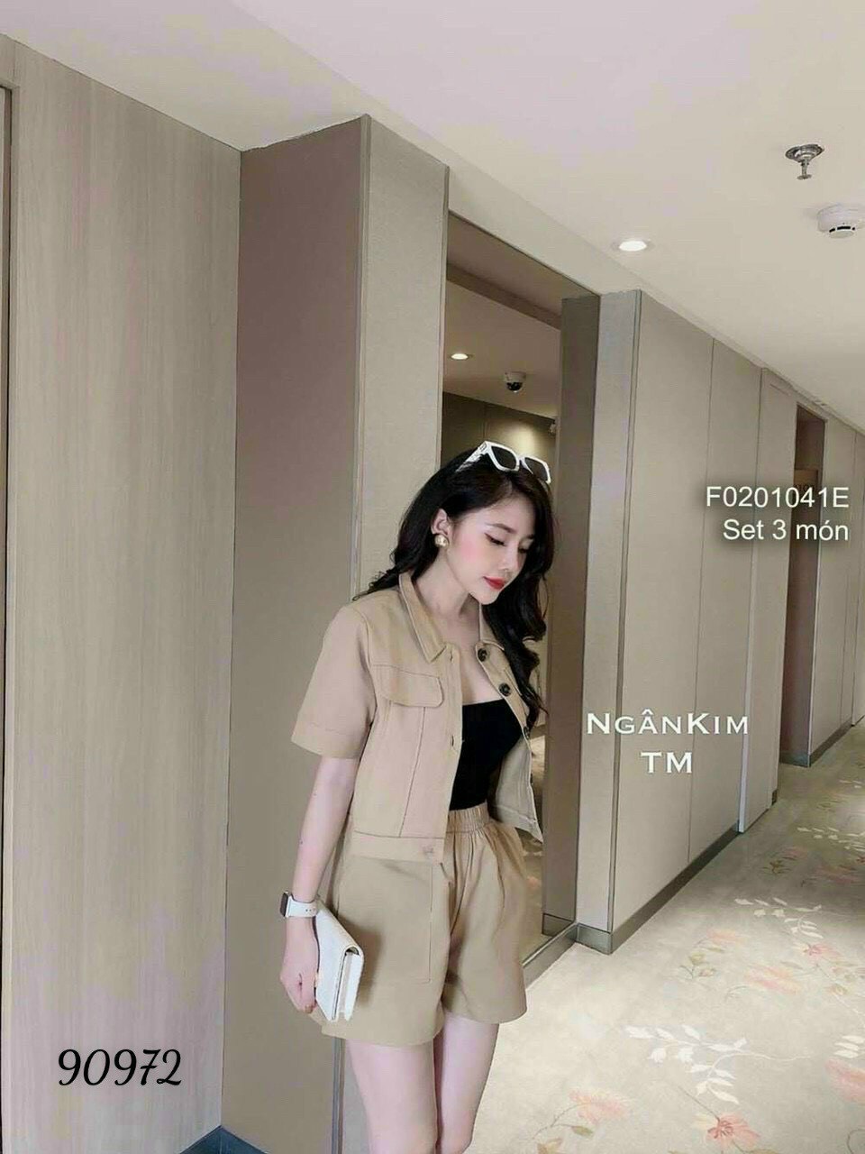 Set bộ đồ ngắn nữ siêu xinh , cực hot , tôn dáng cho chị em
