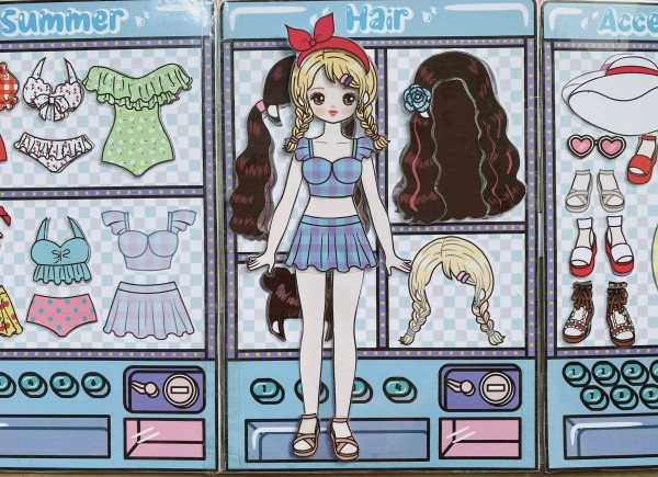Tocaboca life-world ngôi nhà búp bê giấy - chủ đề áo tấm đi biển