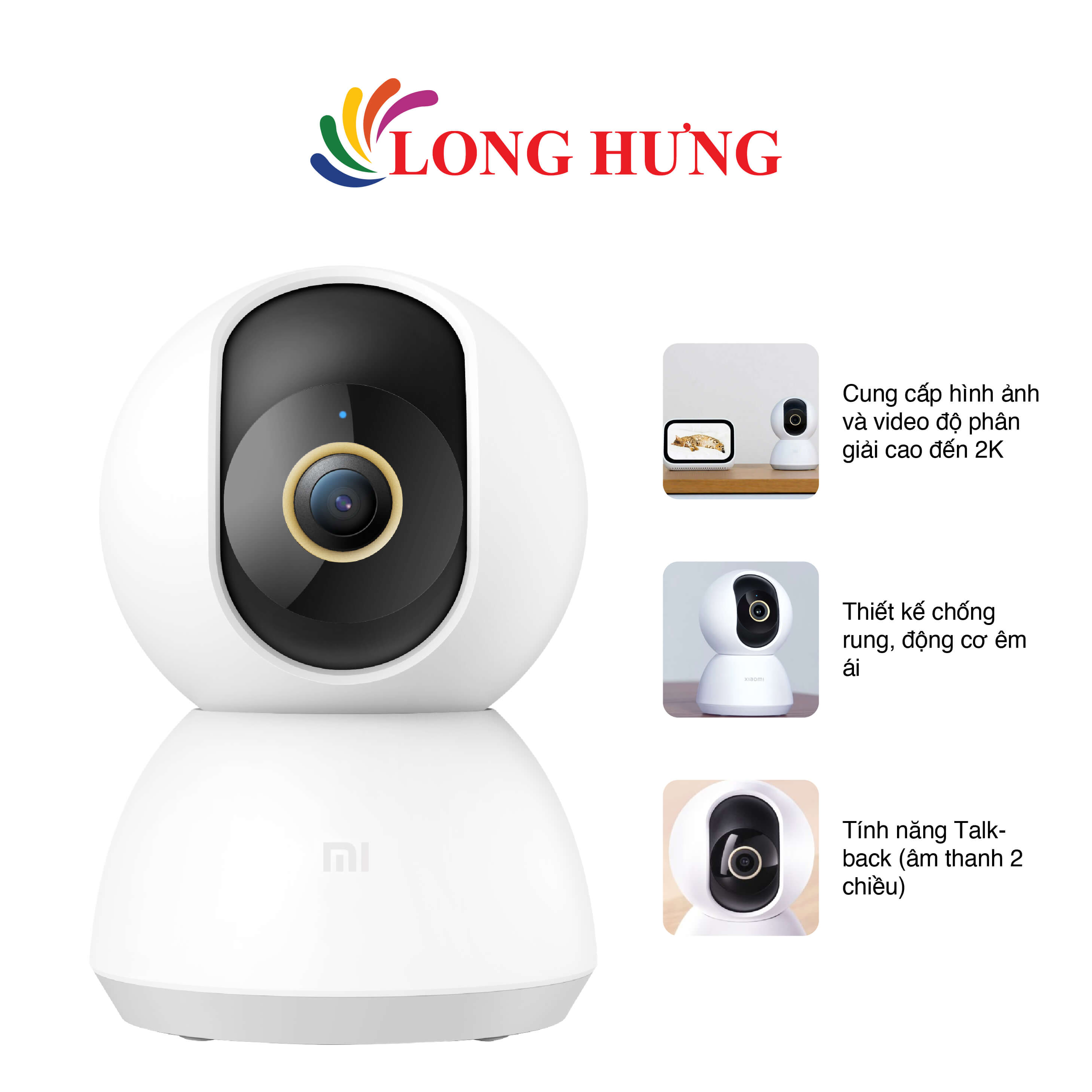 Camera quan sát 2K Xiaomi Mi 360° Home Security 2K BHR4457GL MJSXJ09CM - Hàng chính hãng - Thiết kế