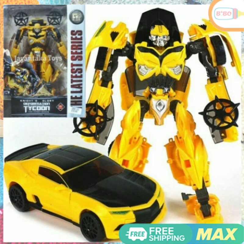 Robot Biến Áp 5 Optimus Prime, Robot Biến Hình Bumber Bee Máy Bay Trực Thăng Không Quân