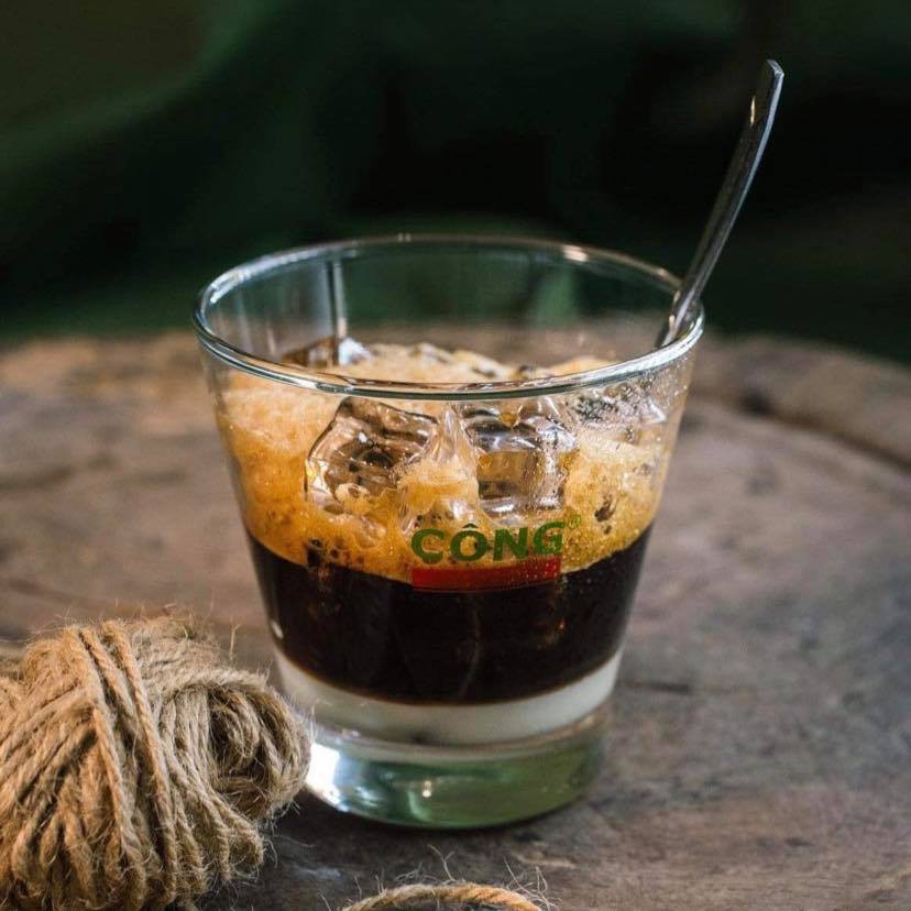 Bộ 6 ly cốc thủy tinh loe cafe cốt dừa đẹp ug-391 355ml