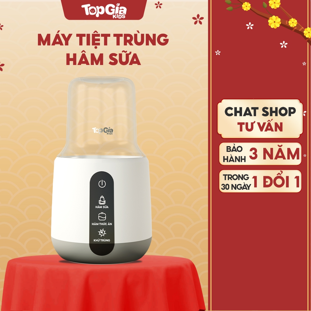 Máy hâm sữa và tiệt trùng TopGiaKids X8 - Máy hâm sữa và thức ăn, khử trùng bình sữa cho bé