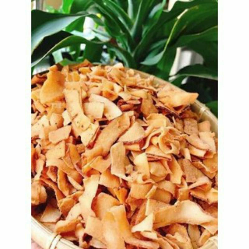 500g Dừa sấy khô, dừa sấy đặc sản bến tre ngon giòn