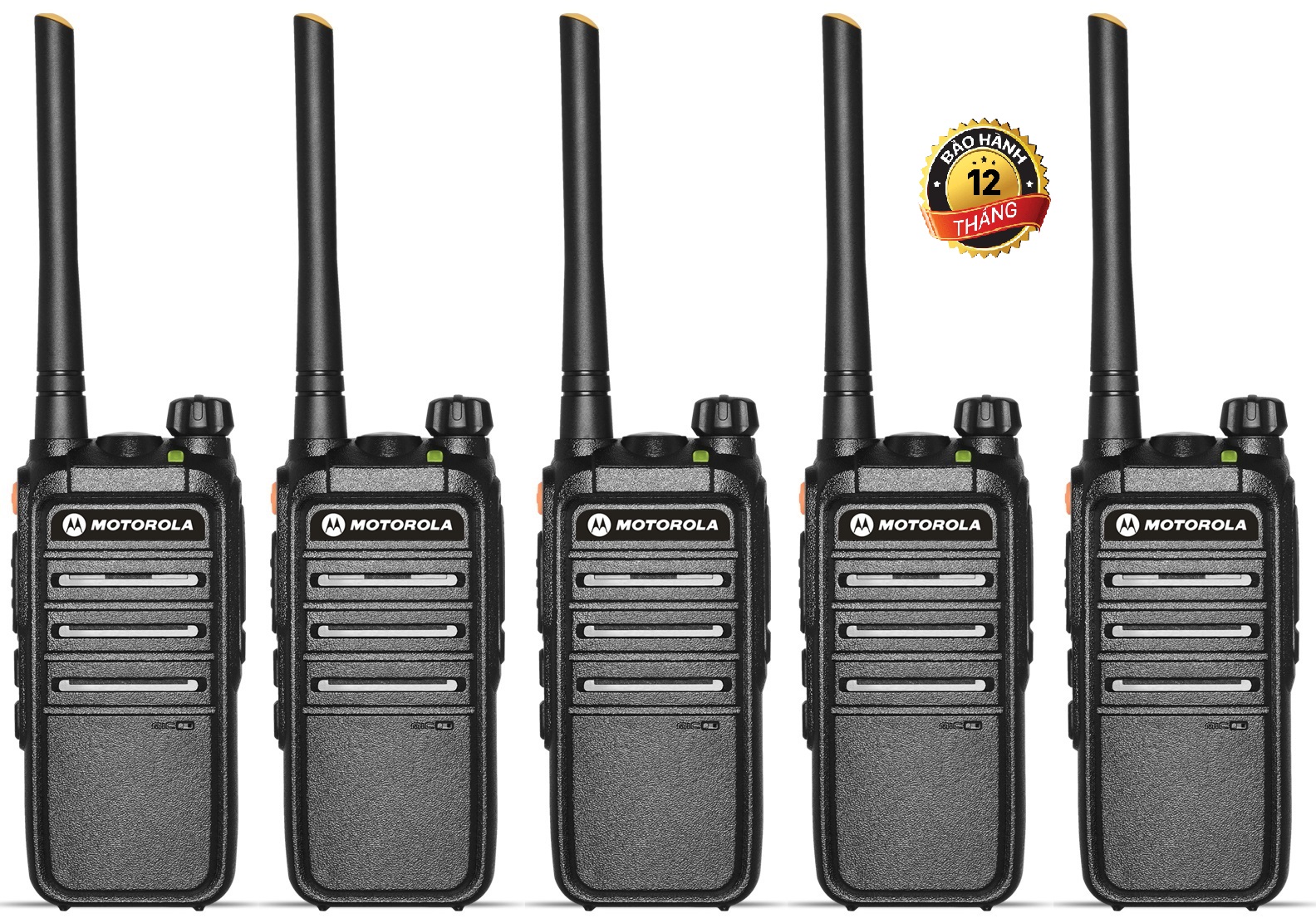 Bộ 5 Bộ Đàm Chất Lượng Cao Motorola CP102 (Siêu bền, không lo bảo hành, âm thanh trong trẻo, Cự ly liên lạc xa)
