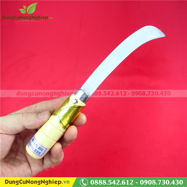 Dao cắt gọt trái cây Đài Loan cán gỗ ngắn 21cm