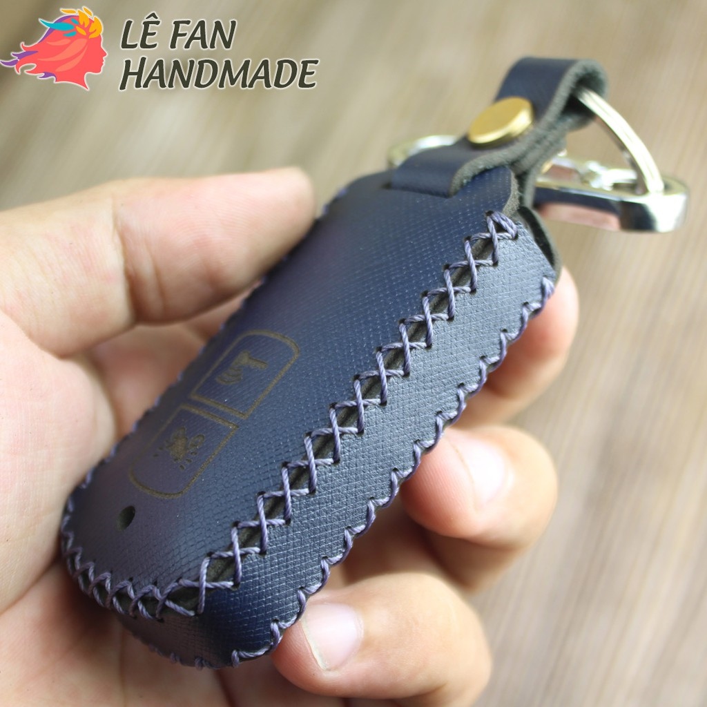 Bao da bọc da chìa khóa AB Air Blade Honda Lead Vision Vario Click handmade