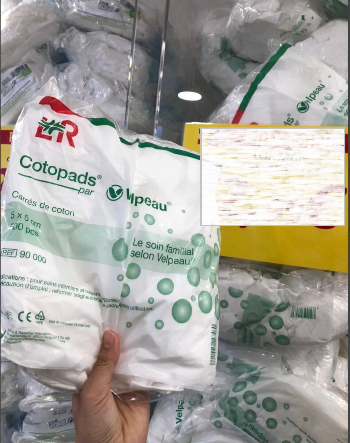 Bông tẩy trang organic 500 miếng