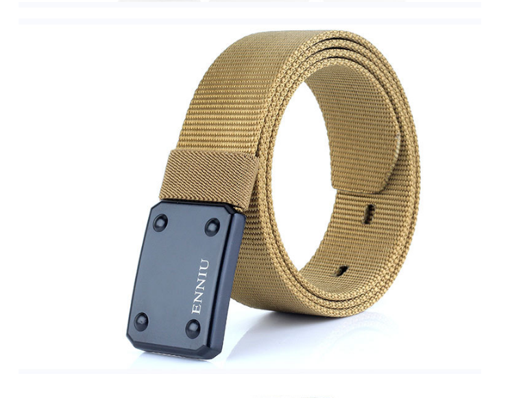 Dây nịt  vải dù nylon canvas tactical belt dạng xỏ lỗ đôi kiểu mới vải dù canvas nylon phong cách lính dày dặn cứng cáp 4mm đầu khóa thắt lưng thao tác mở dễ dàng