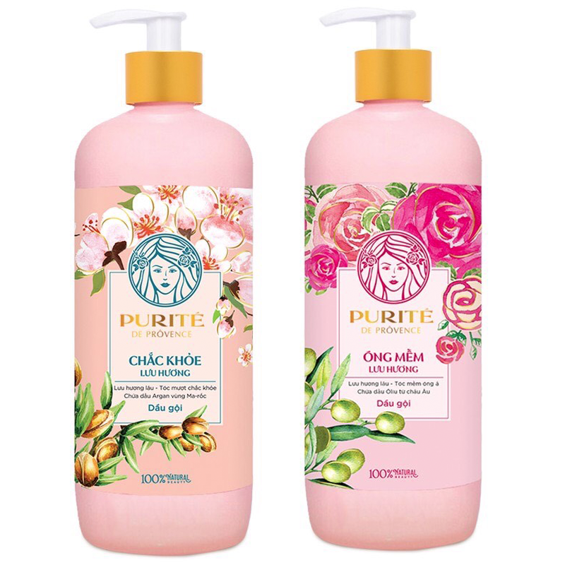 Dầu Gội Dầu xả Purite Chắc khỏe và Óng mềm Lưu hương