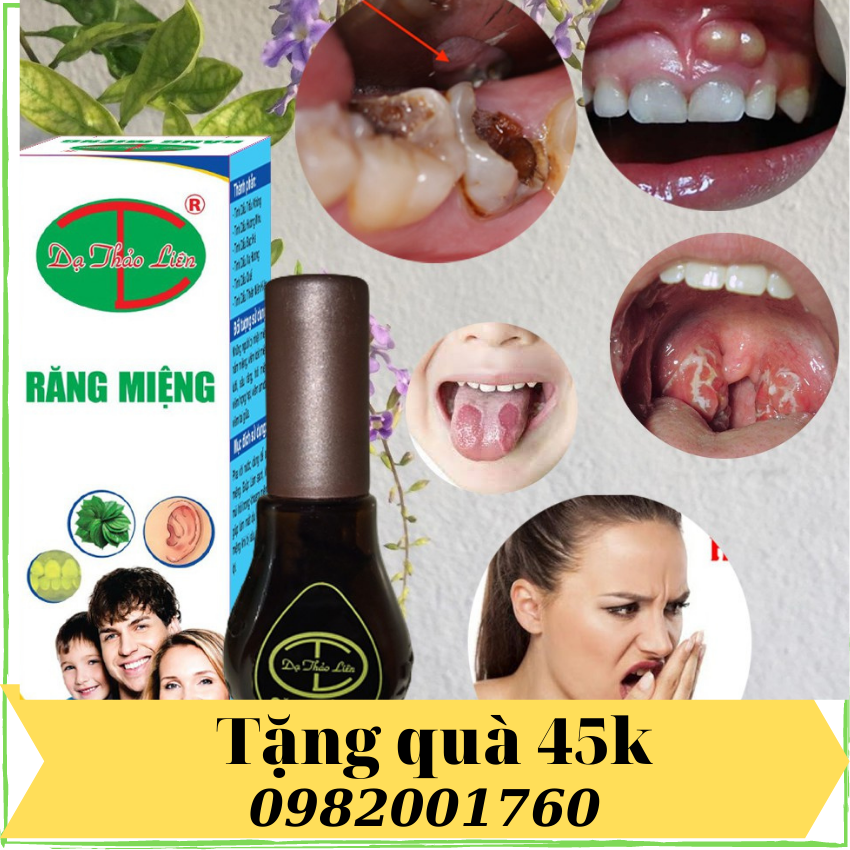 Tinh dầu răng miệng, sâu răng, hôi miệng, nhiệt miệng, sún răng, chảy m.áu chân răng DTL nguyenly9821