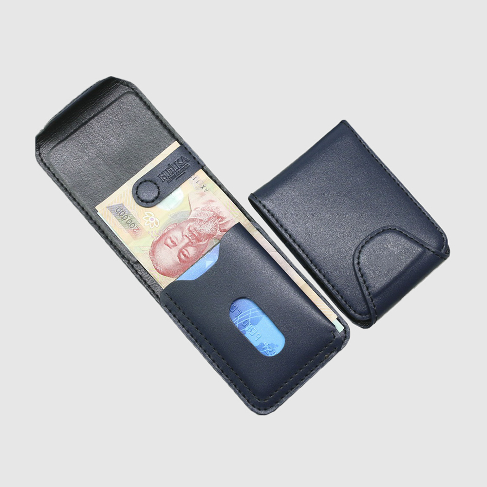 Ví Sen/Ví Nam/Bóp Nam Mini slim da bò thật nguyên tấm phiên bản 2023