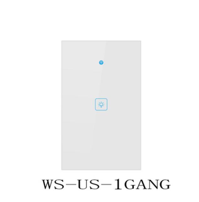 Công Tắc Wifi Smart Switch WS-1C (Công Tắc Cảm Ứng Âm Tường 1 Kênh Điều Khiển) app Ewelink