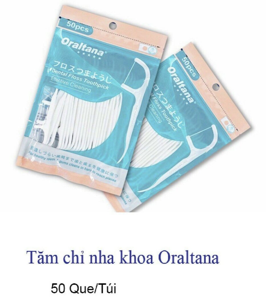 1 Gói 50 cây Tăm chỉ nha khoa Oraltana - tăm xỉa kẽ răng Oral Tana - an toàn, không làm hại nướu - SGP