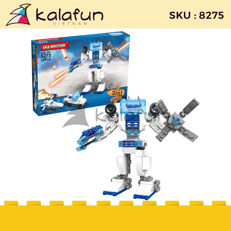 Đồ chơi lắp ráp lego trẻ em, mô hình Robot Ultra Magnus Transformer Lele Brother 8275