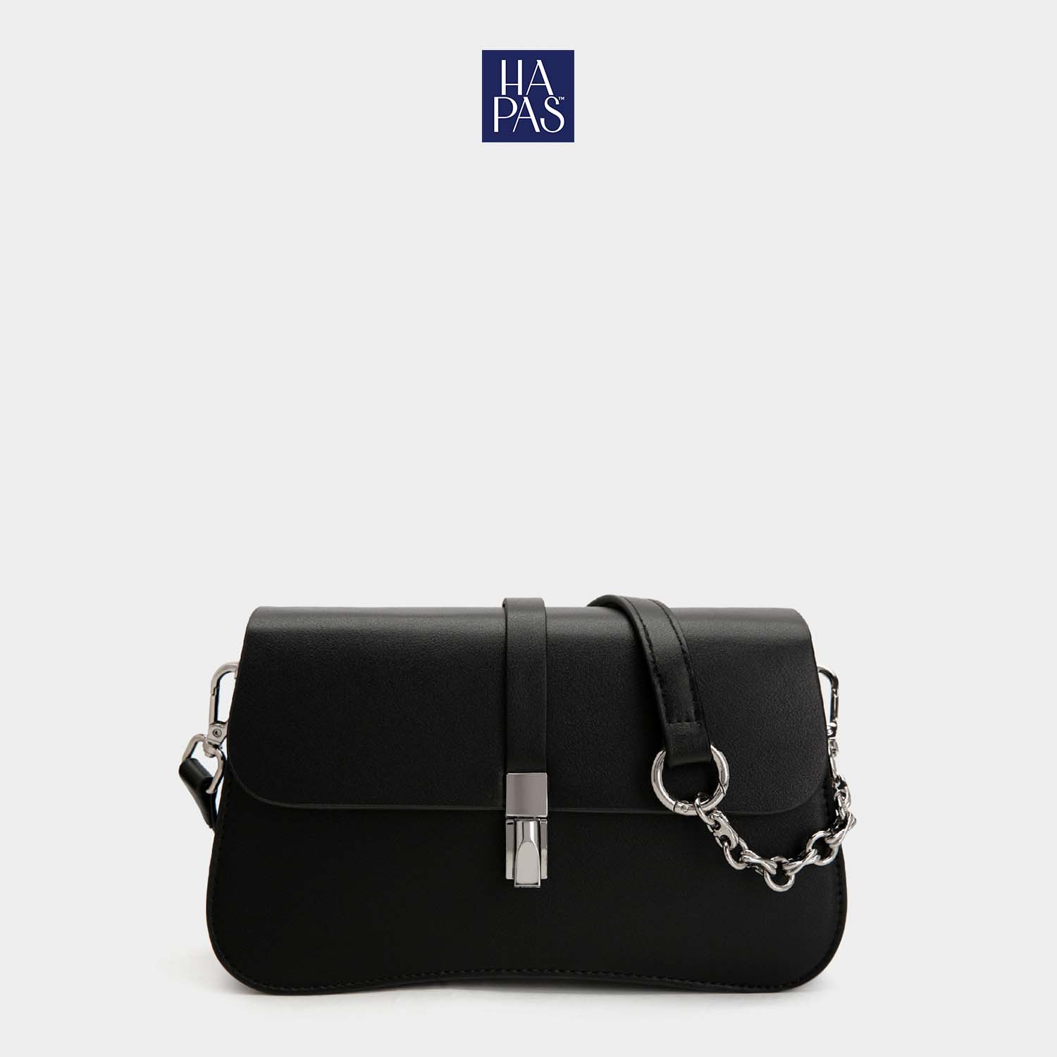 Túi Xách Nữ Đeo Chéo Grace Bag Đáy Cong Khóa Gài Sz 23 HAPAS - TDC230512