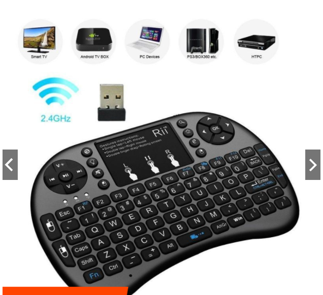 Bàn phím kiêm chuột bay mini không dây UKB 500 chuyên dùng cho Smartivi và tivibox