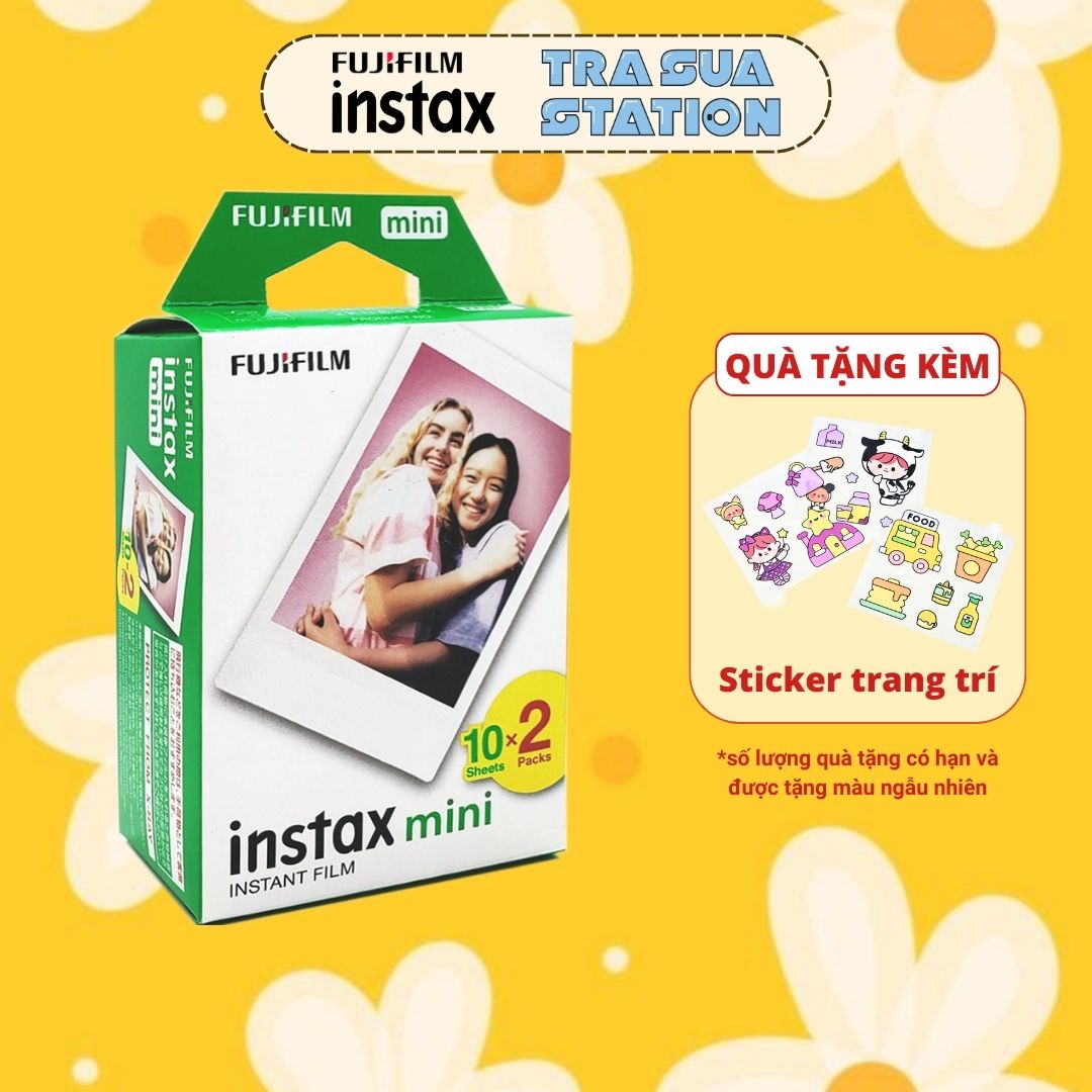 [HCM] INSTAX FILM MINI Date cao giấy in viền trắng cho máy ảnh chụp lấy liền Instax Mini Fujifilm Chính hãng Nhật