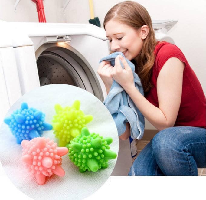 Combo 10 Bóng giặt sinh học mini giảm thiểu khả năng dị ứng da, bóng giặt mini, bóng giặt quần áo, bóng giặt sinh học
