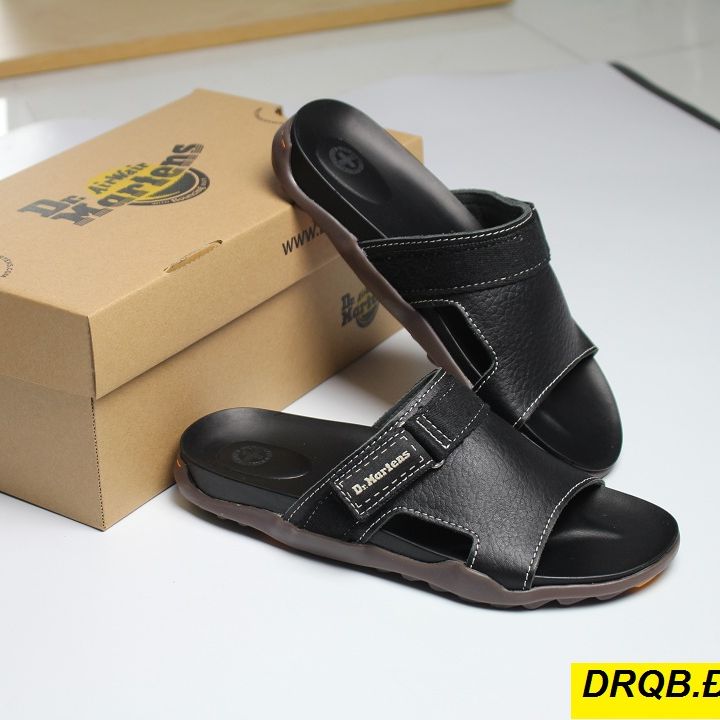 Dép Dr.Martens Quai Ngang . Dép Nam Da Bò ThaiLan (DR,QB)