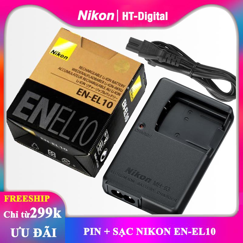 Pin + sạc máy ảnh Nikon EN-EL10