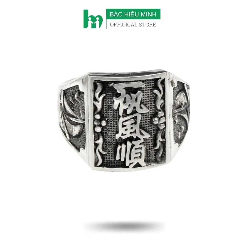 Nhẫn nam bạc hiểu minh bạc ta na524