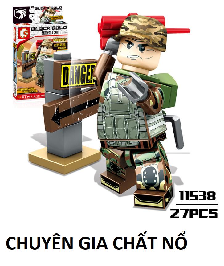 Đồ chơi lắp ráp xếp hình Lego BLOCK GOLD kế hoạch vàng đen Minifigures loại đẹp dành cho trẻ từ 3 tuổi trở lên