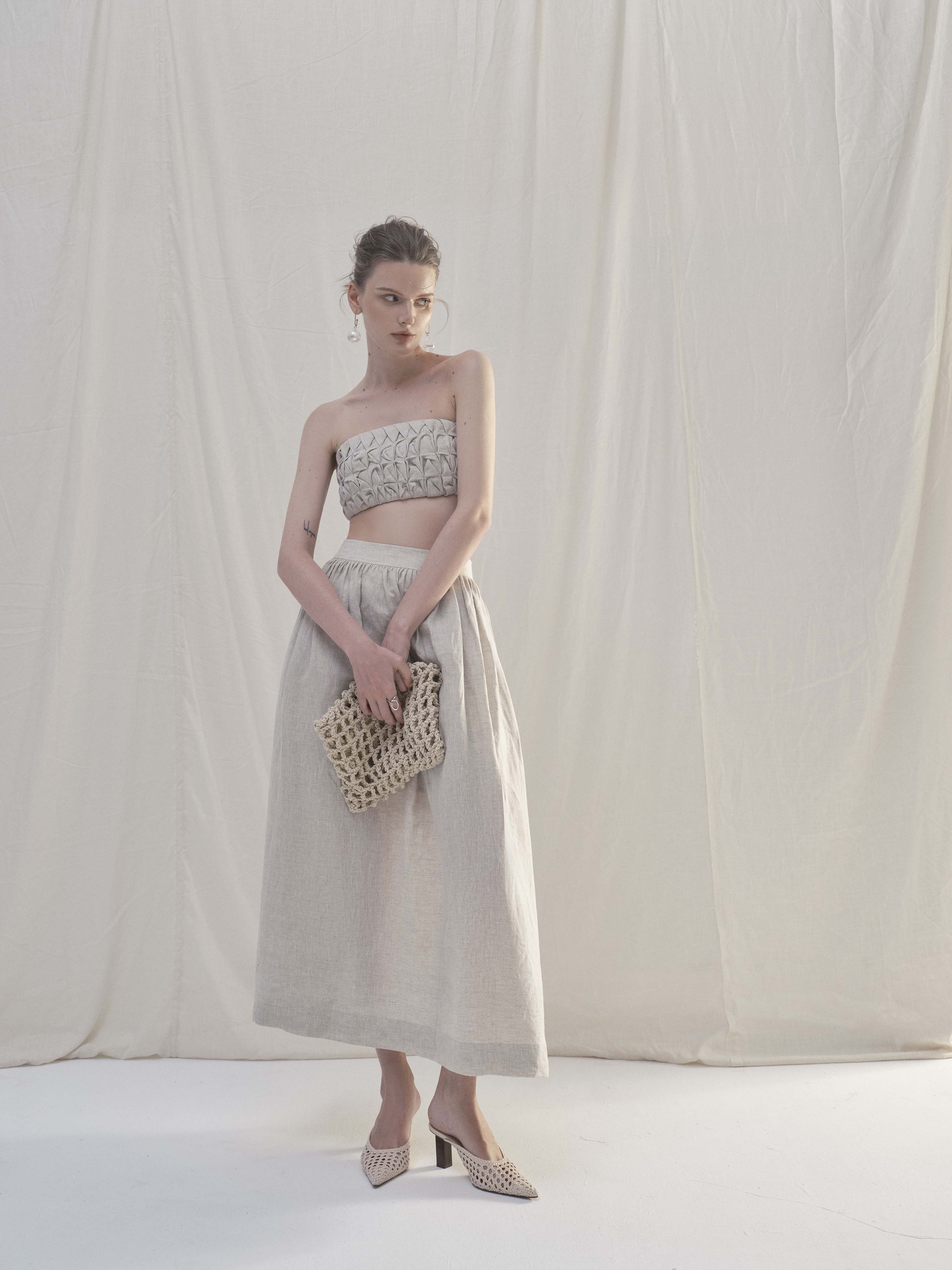 Season studios |áo smock pristal/ chân váy