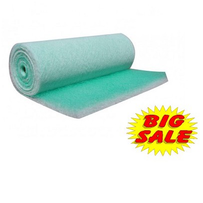 Bông thủy tinh - Cuộn bông lọc sàn phòng sơn sợi thủy tinh kích thước rộng 80cm dài 20 mét nặng 3.8Kg SONQUANGPHU8856