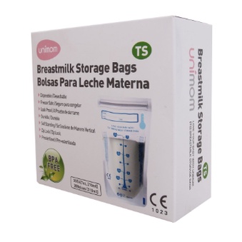 Túi đựng sữa mẹ trữ sữa mẹ Unimom Compact không có BPA 210ml