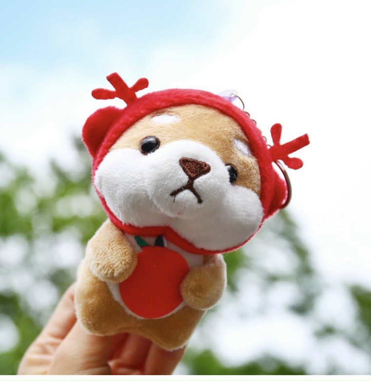 Móc khóa chó shiba đáng yêu