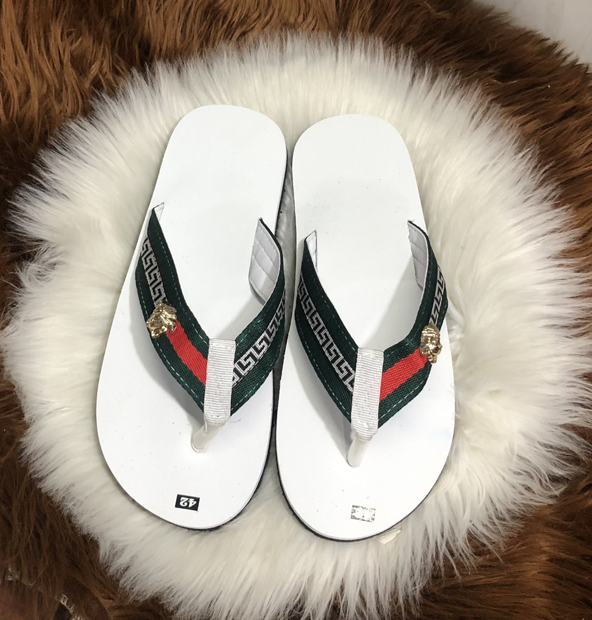 [FREESHIP + HOÀN TIỀN 50K] Dép quai kẹp nam ( đế trắng quai dù xanh ) size từ 38 nam đến 45 nam đủ màu đủ size ib chọn thêm