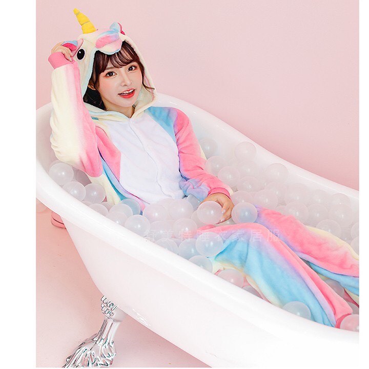 Bộ đồ kì lân unicorn hologram mix 5 màu