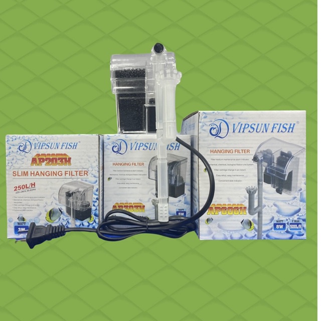 Máy lọc thác hồ cá cảnh,lọc thác cho bể cá cảnh mini AP 203H