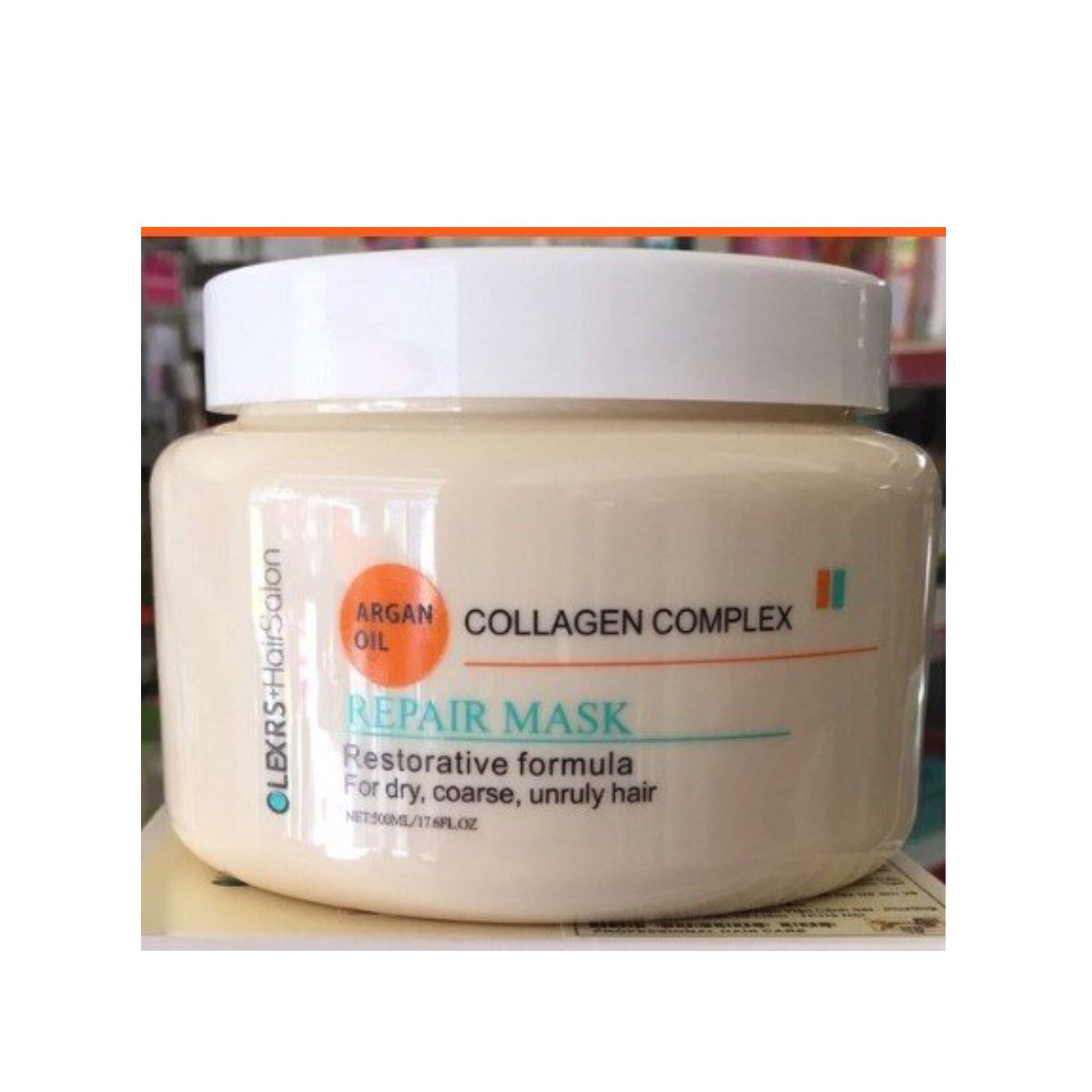 Kem Hấp Ủ Tóc Olexrs Collagen Anh 500ml - Phục Hồi Tóc, Chống Gãy Rụng, Tóc Nhuộm