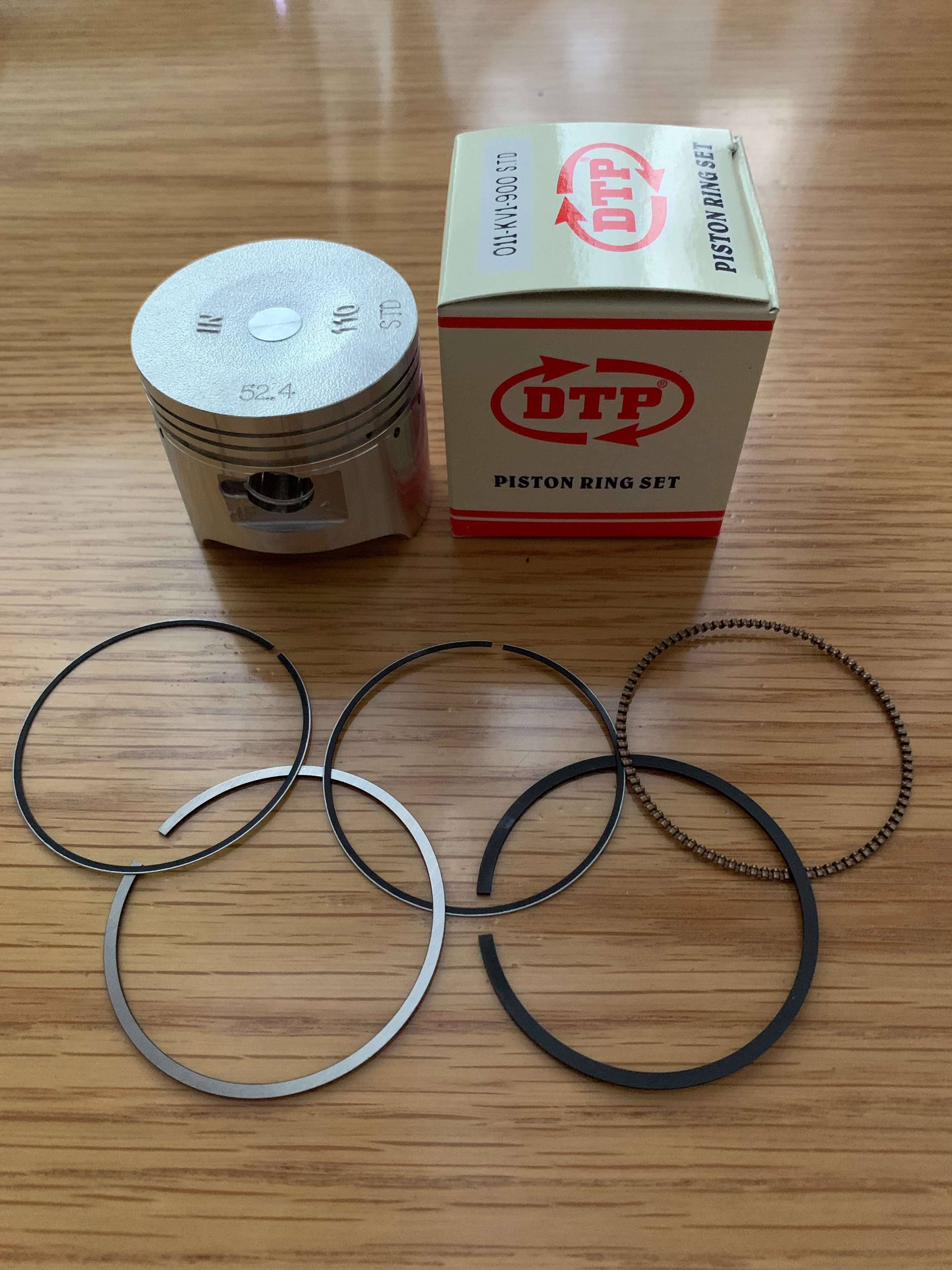 Piston bạc dành cho xe wave 52.4
