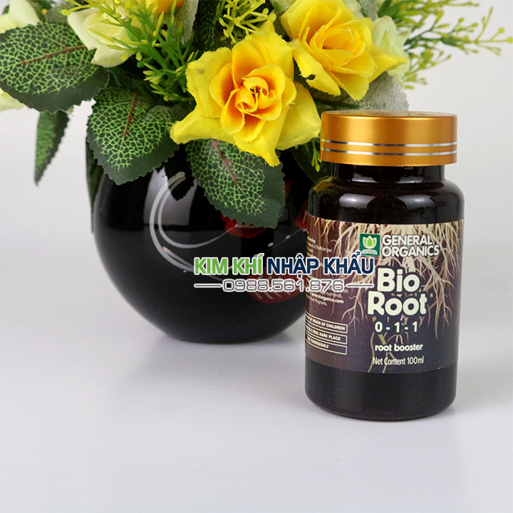 Phân bón kích rễ hữu cơ mỹ bio root 0-1-1 lọ 100ml